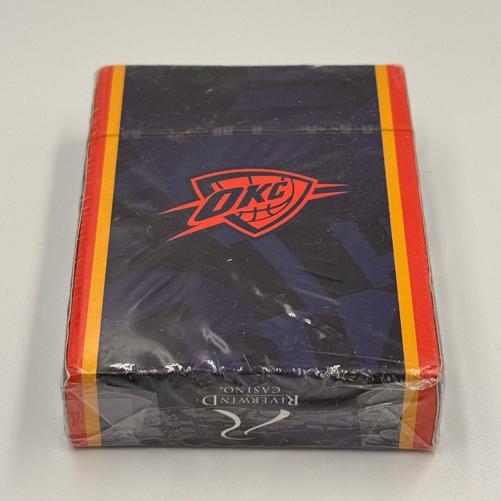 Oklahoma City Thunder OKC NBA Playing Cards Riverwind Casino Sealed Deck